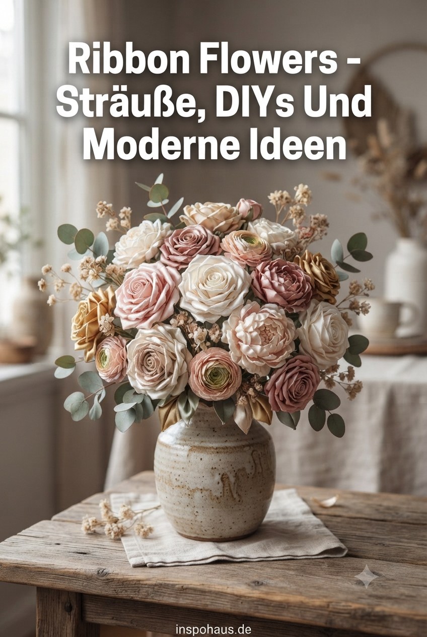 Ribbon Flowers - Sträuße, Diys Und Moderne Ideen