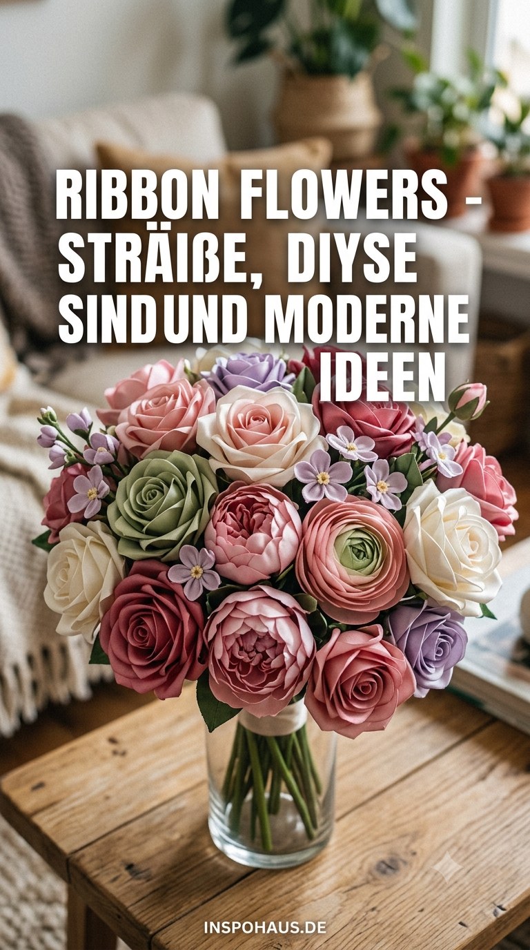 Ribbon Flowers - Sträuße, Diys Und Moderne Ideen