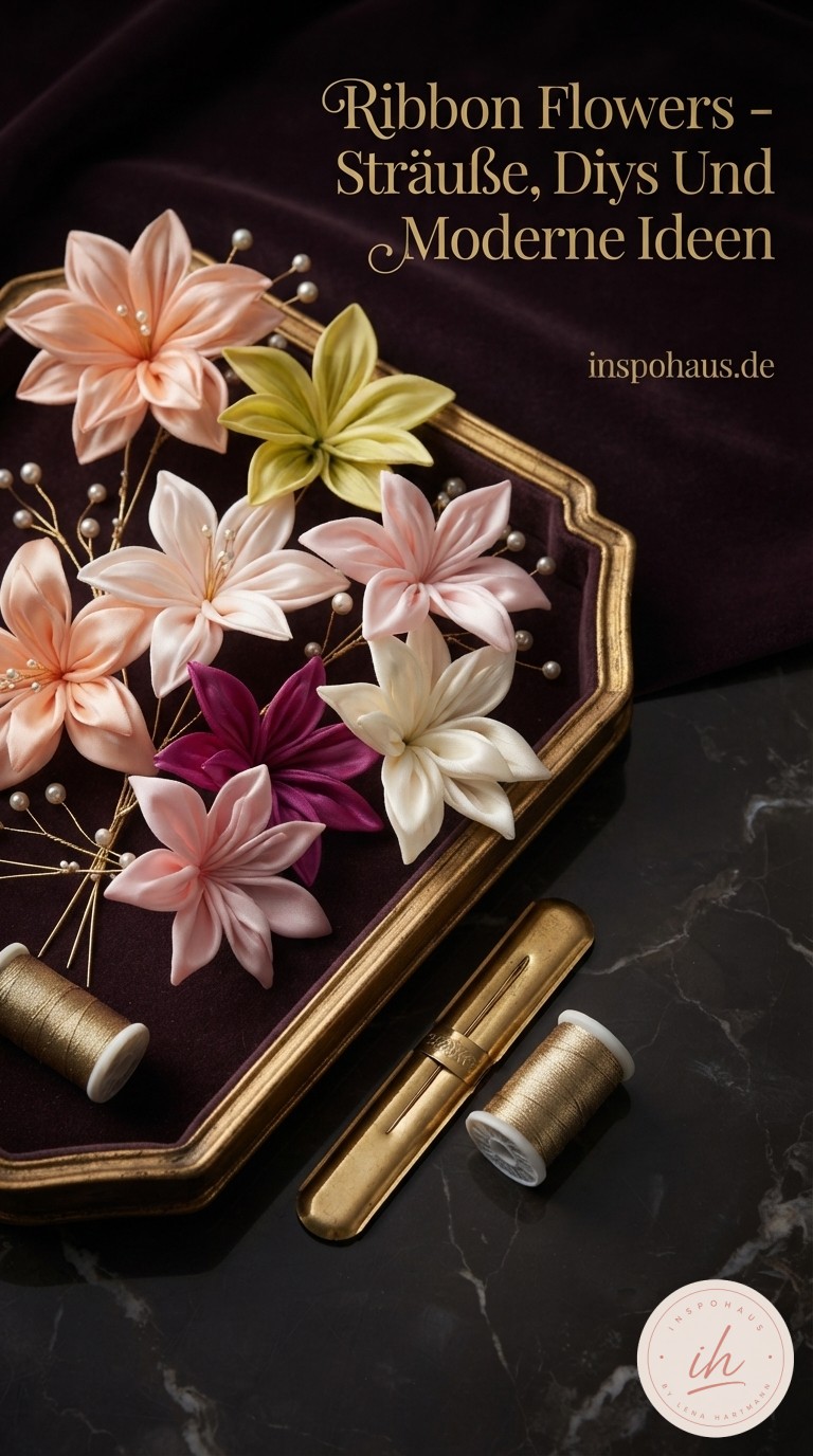 Ribbon Flowers - Sträuße, Diys Und Moderne Ideen