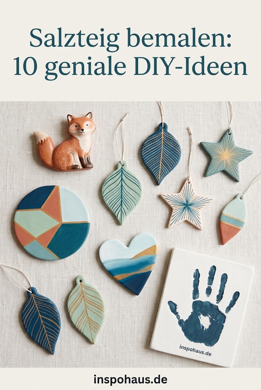 Salzteig bemalen: 10 geniale DIY-Ideen