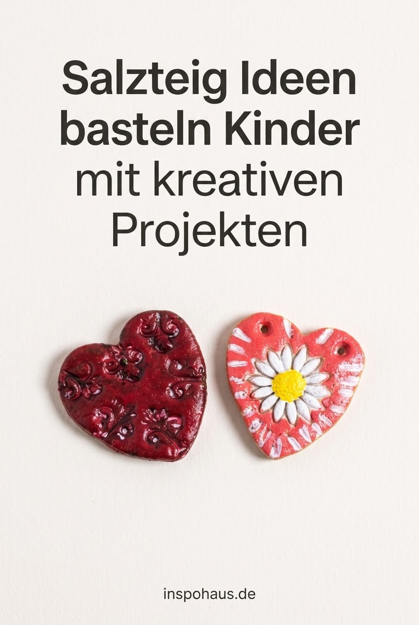 Salzteig Ideen basteln Kinder mit kreativen Projekten