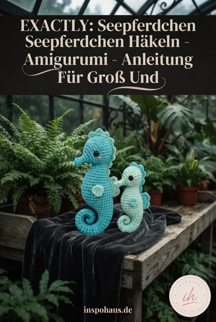 Seepferdchen Häkeln - Amigurumi - Anleitung Für Groß Und