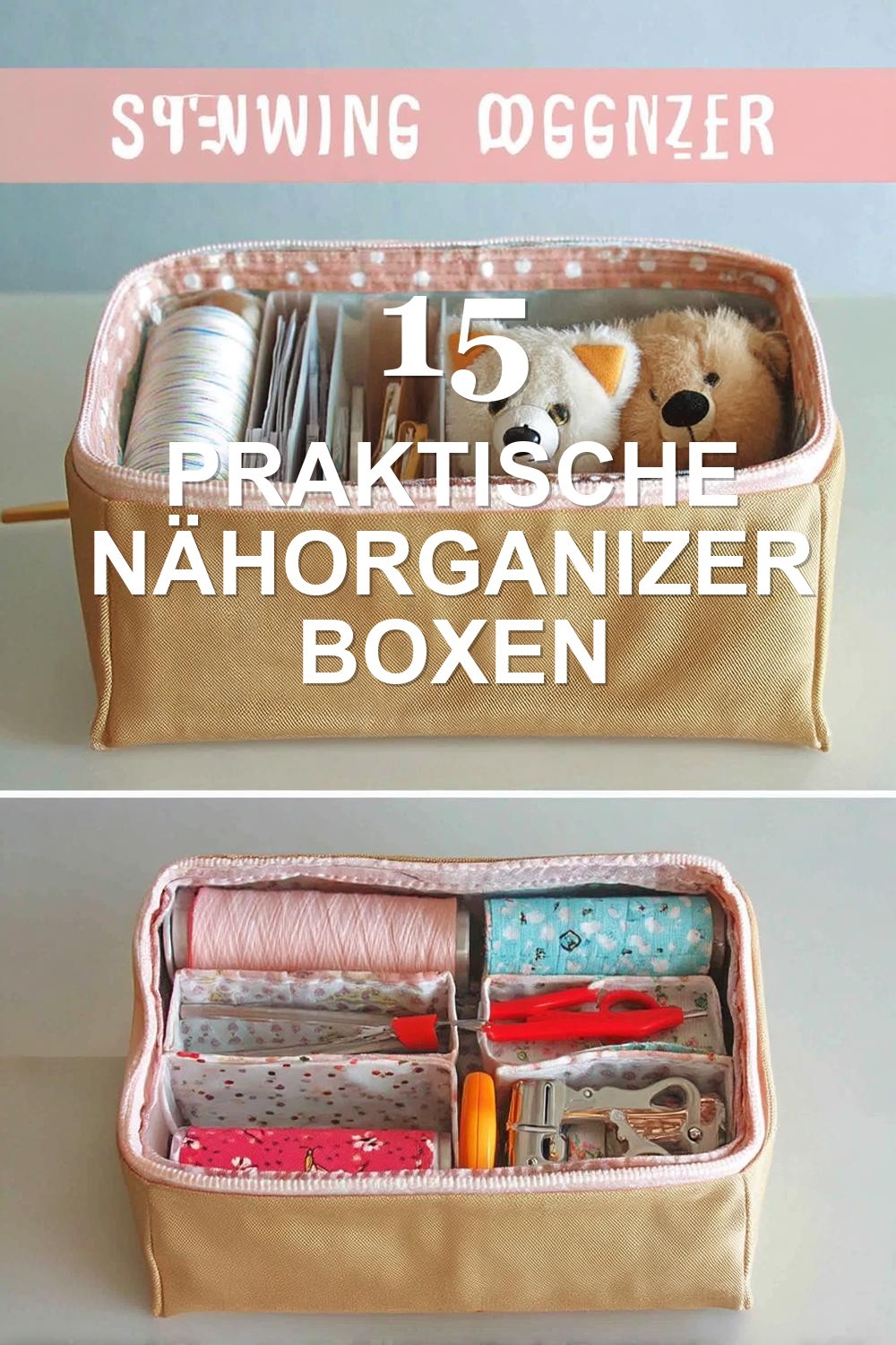 Praktische Nähorganizer Boxen