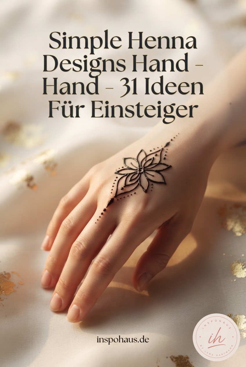 Simple Henna Designs Hand - 31 Ideen Für Einsteiger
