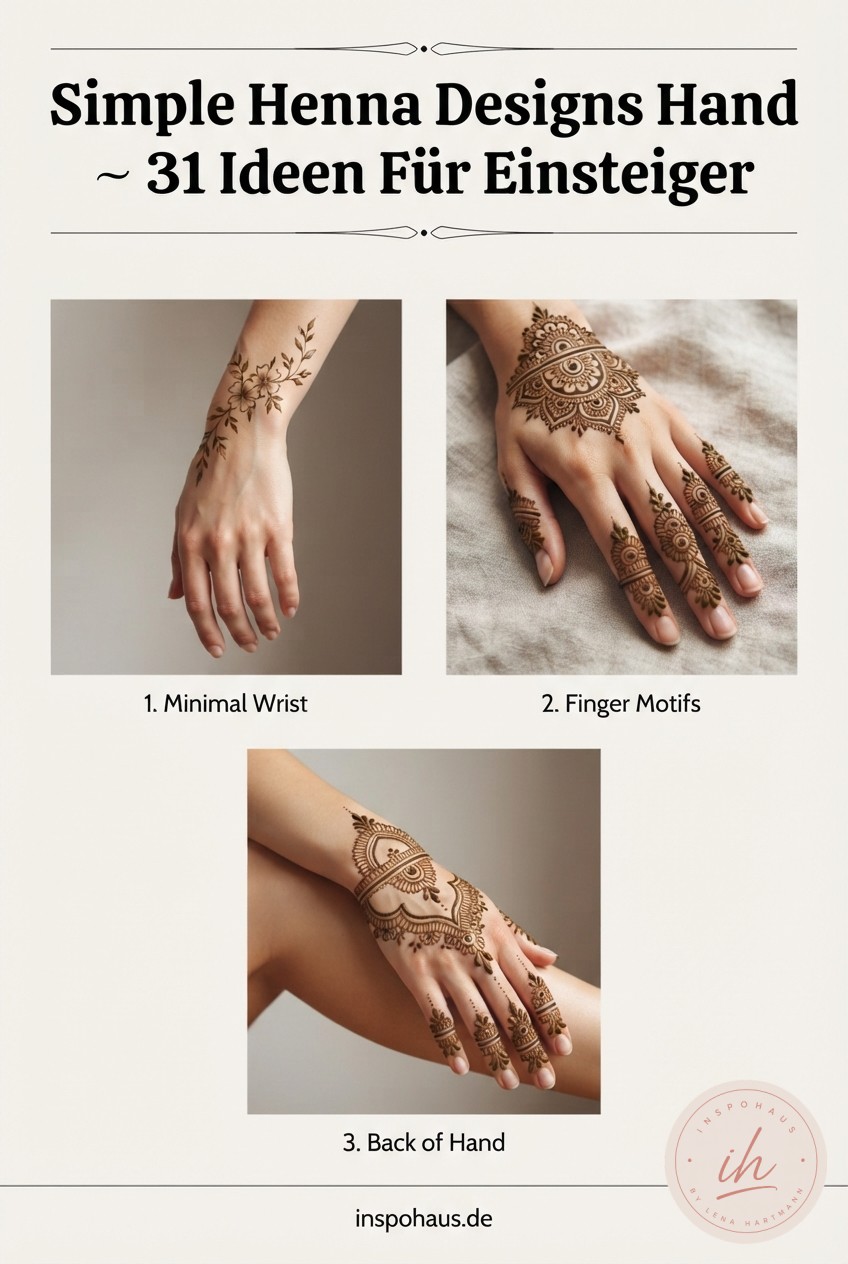 Simple Henna Designs Hand - 31 Ideen Für Einsteiger