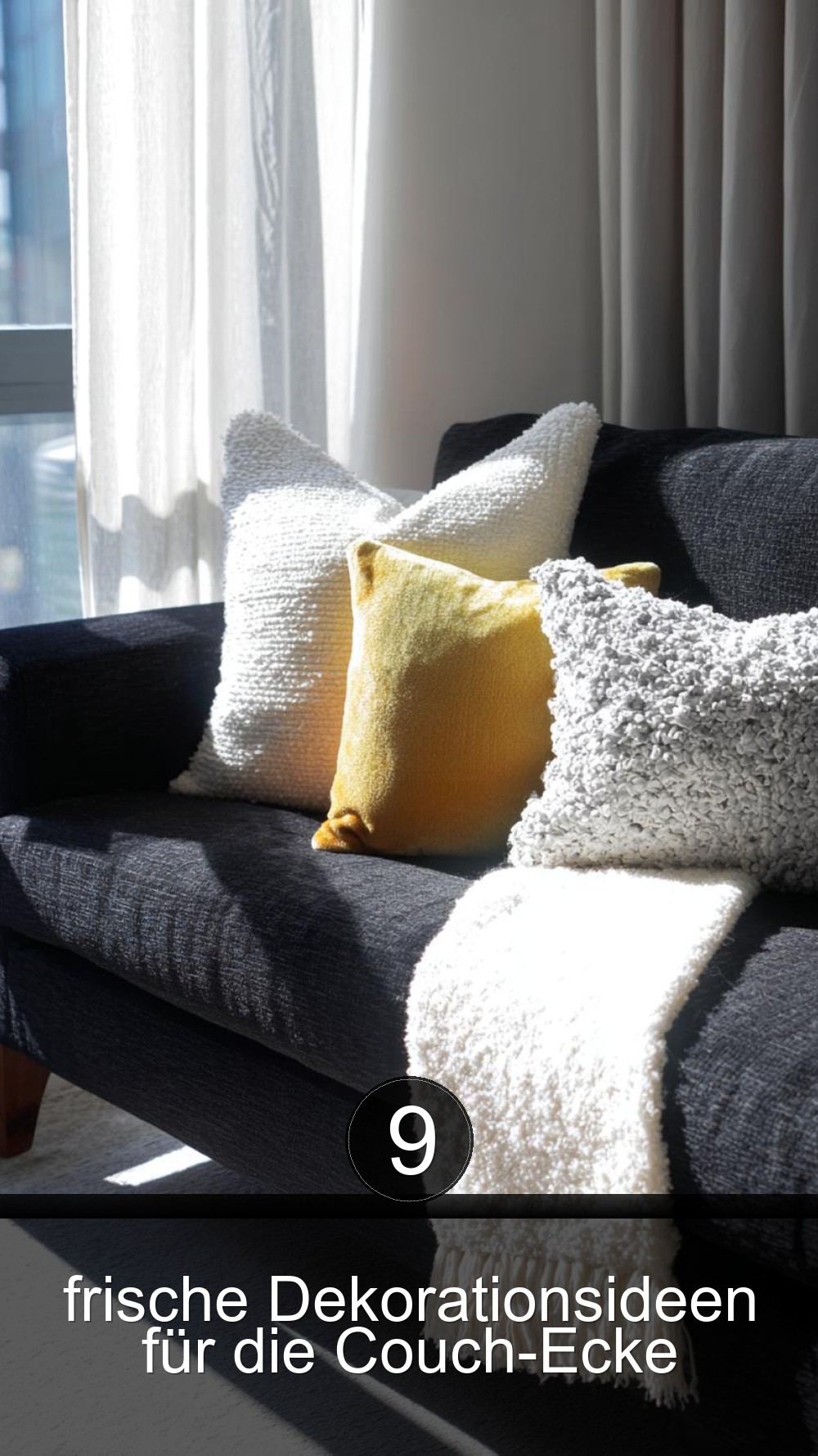 9 frische Dekorationsideen für die Couch-Ecke