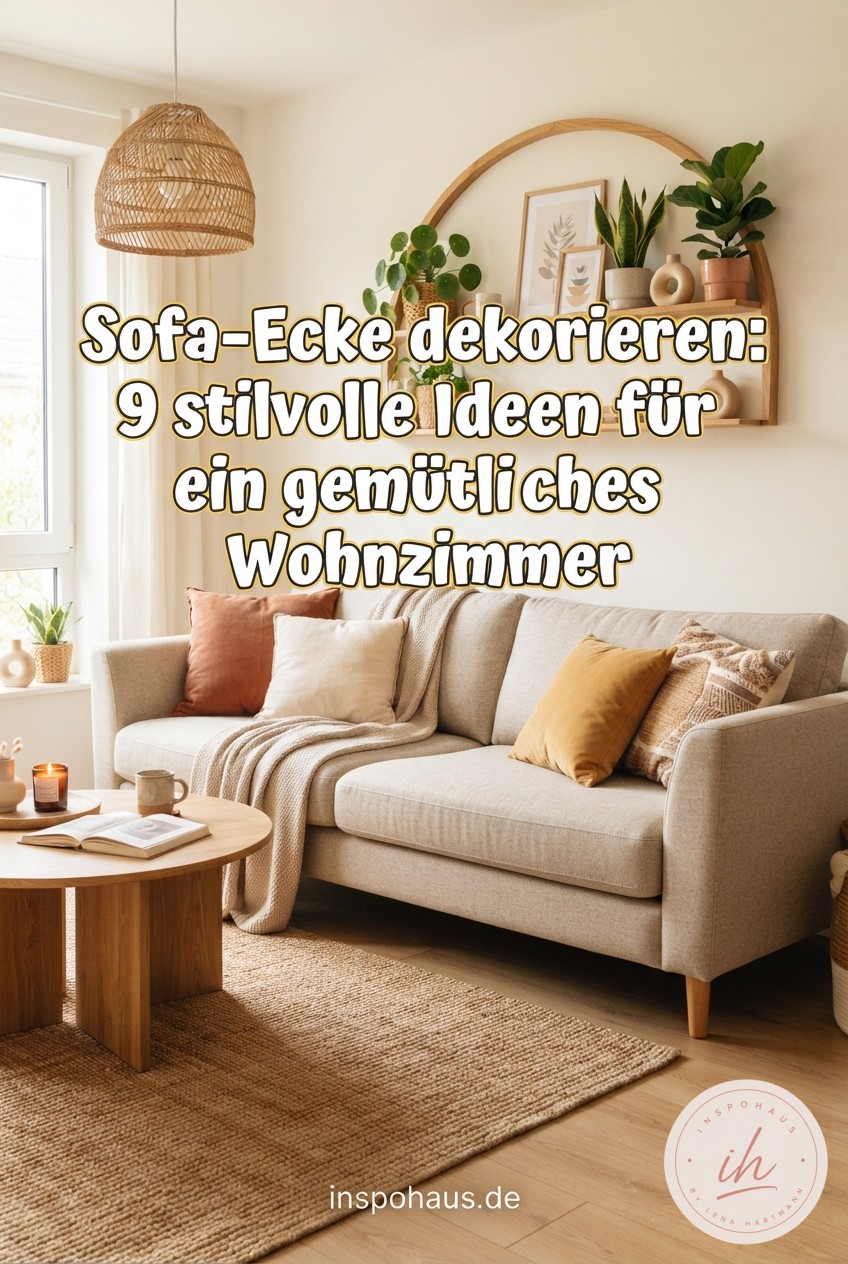 Sofa-Ecke dekorieren: 9 stilvolle Ideen für ein gemütliches Wohnzimmer