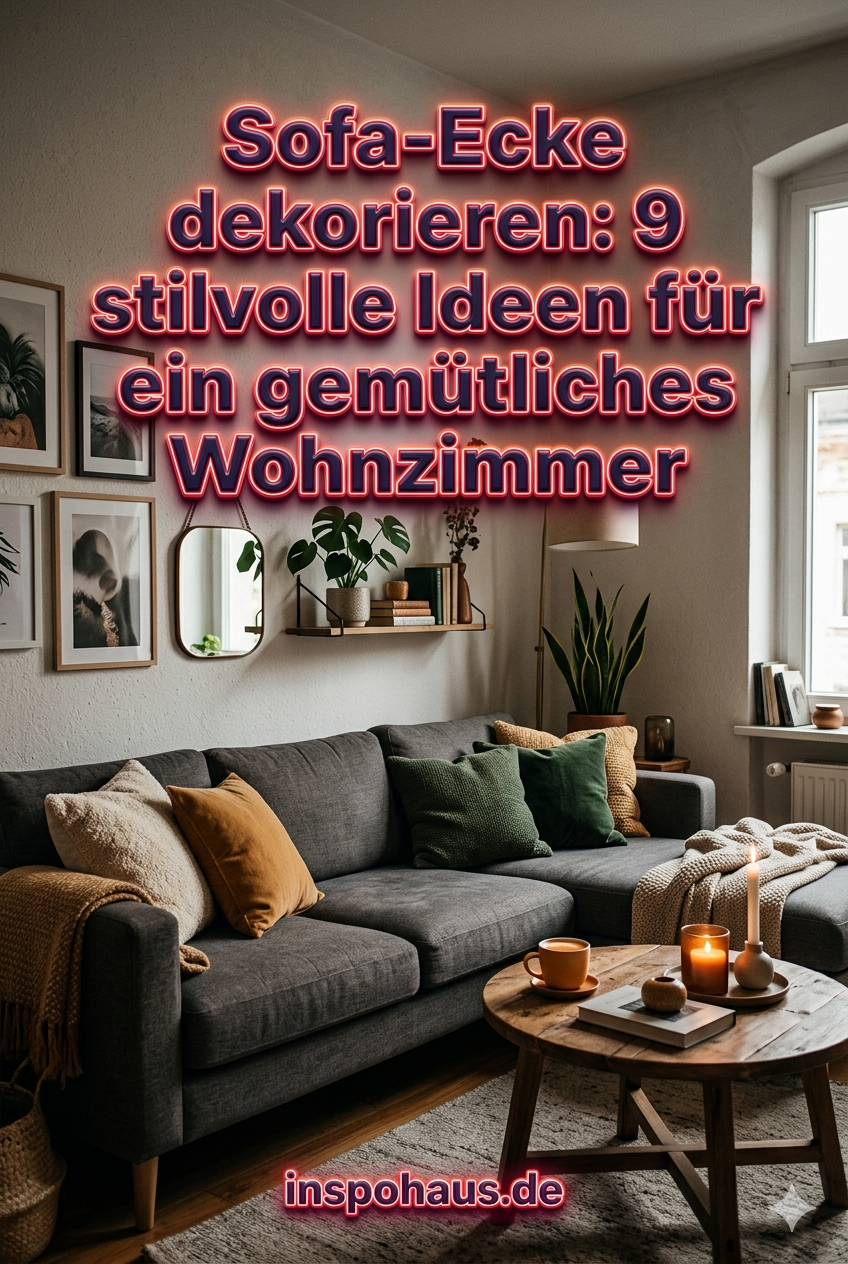 Sofa-Ecke dekorieren: 9 stilvolle Ideen für ein gemütliches Wohnzimmer