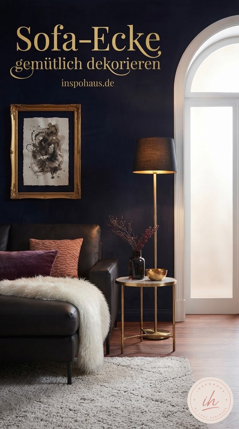 Sofa-Ecke gemütlich dekorieren