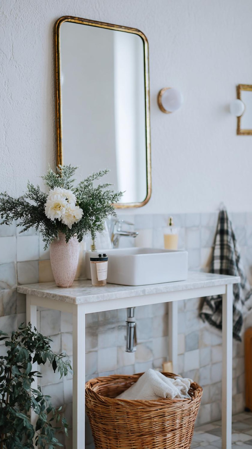 40 stilvolle Spiegelarrangements im Bad