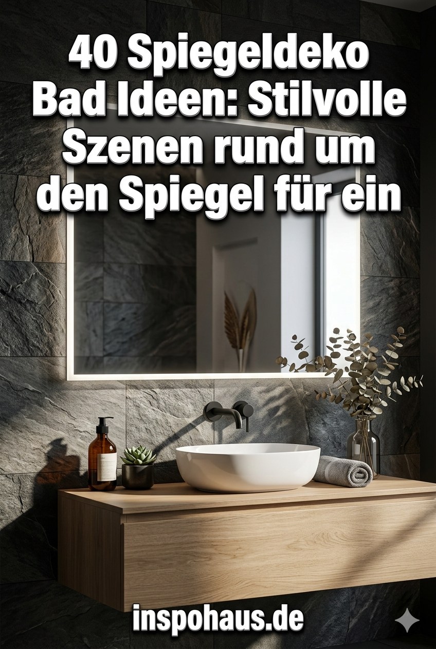 40 Spiegeldeko Bad Ideen: Stilvolle Szenen rund um den Spiegel für ein ästhetisches Badezimmer