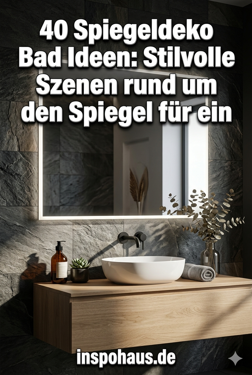 40 Spiegeldeko Bad Ideen: Stilvolle Szenen rund um den Spiegel für ein ästhetisches Badezimmer