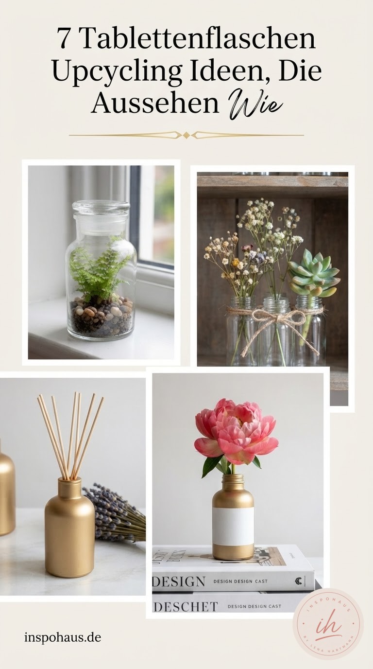 7 Tablettenflaschen Upcycling Ideen, Die Aussehen Wie