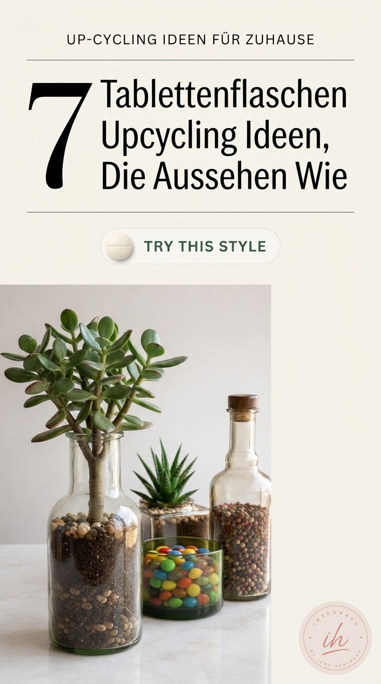 7 Tablettenflaschen Upcycling Ideen, Die Aussehen Wie