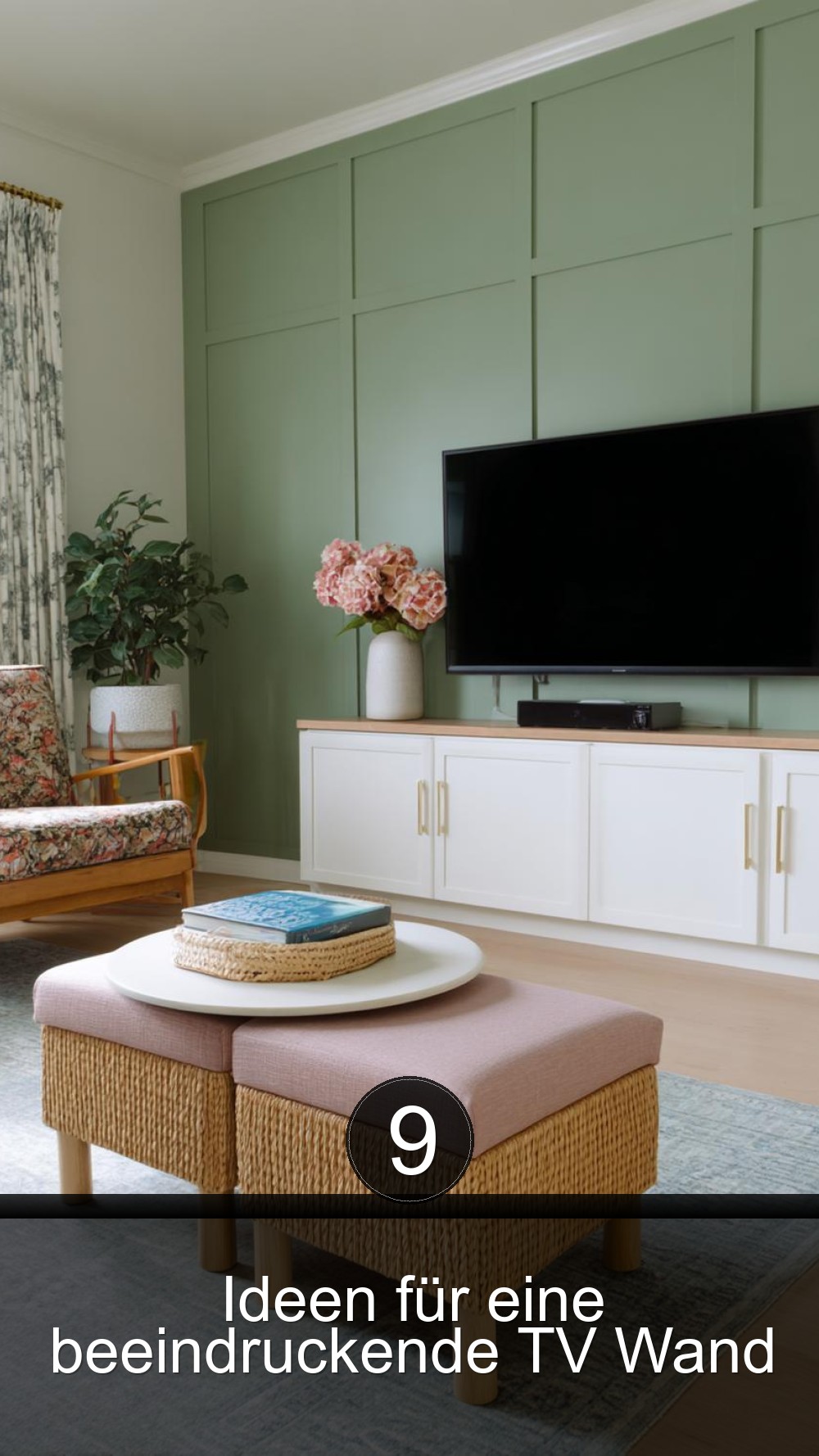 9 Ideen für eine beeindruckende TV Wand