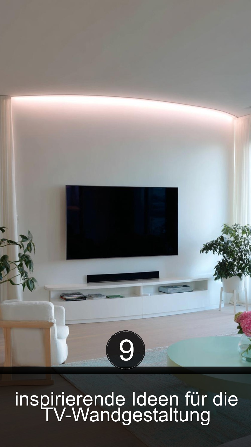 9 inspirierende Ideen für die TV-Wandgestaltung