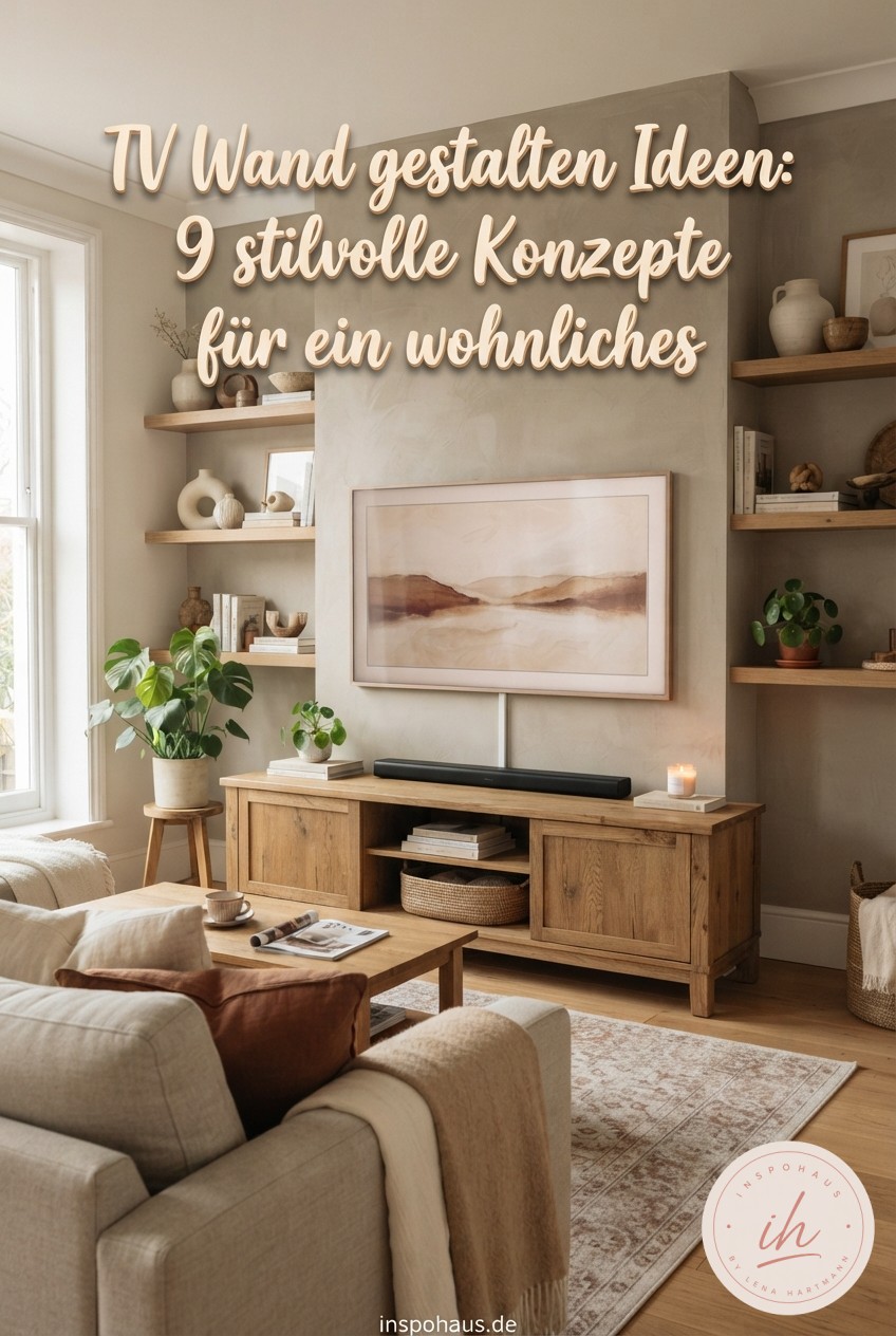 TV Wand gestalten Ideen: 9 stilvolle Konzepte für ein wohnliches Medien-Statement