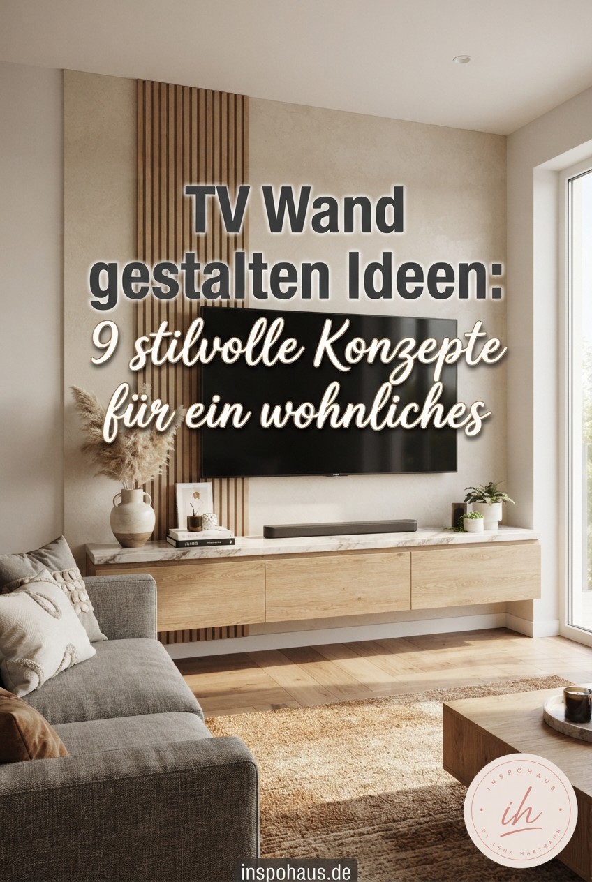 TV Wand gestalten Ideen: 9 stilvolle Konzepte für ein wohnliches Medien-Statement