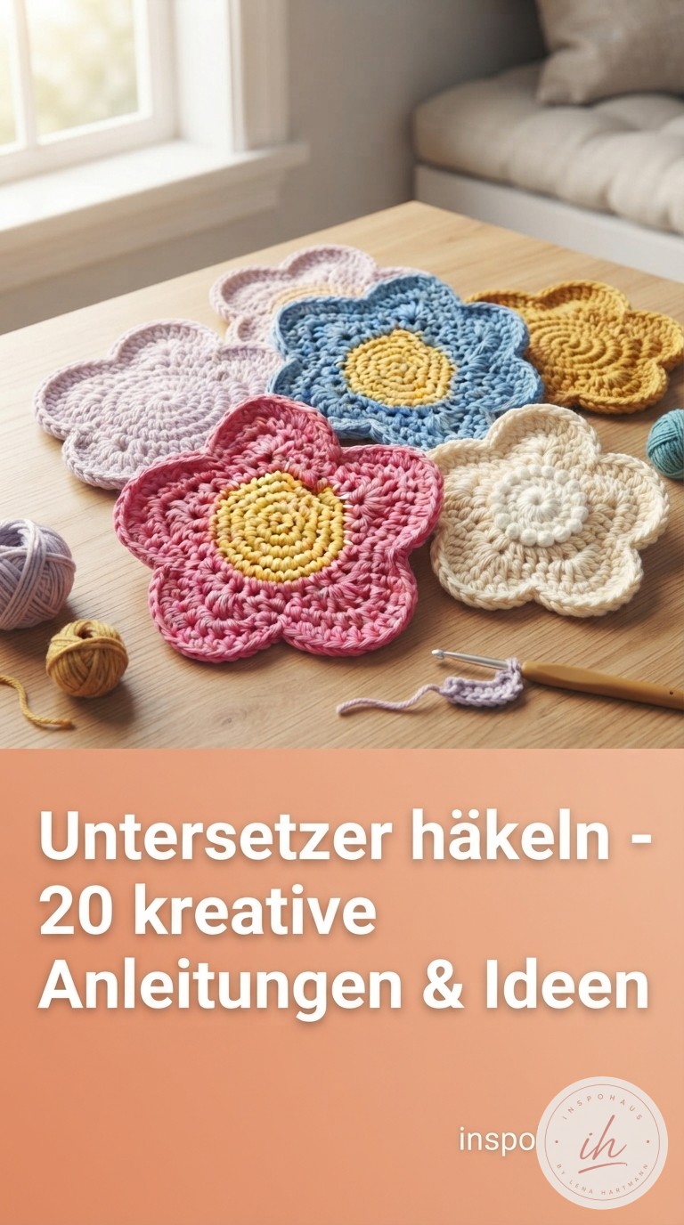 Untersetzer häkeln - 20 kreative Anleitungen & Ideen
