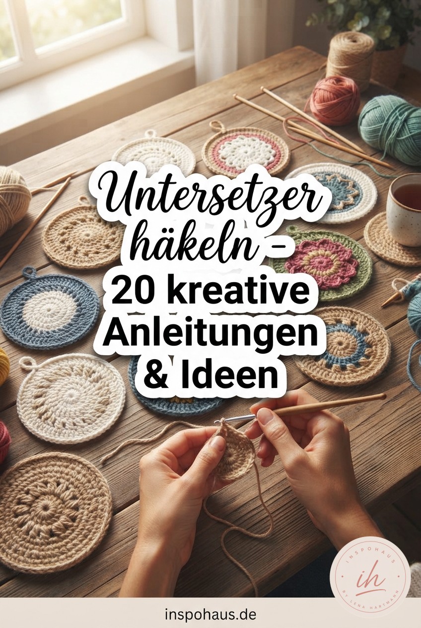 Untersetzer häkeln - 20 kreative Anleitungen & Ideen