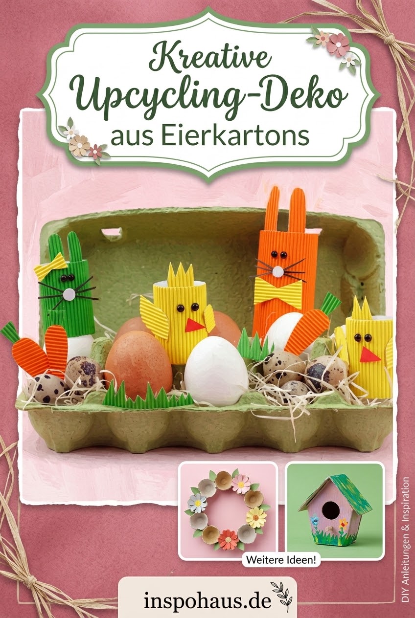 Kreative Upcycling-Deko aus Eierkartons
