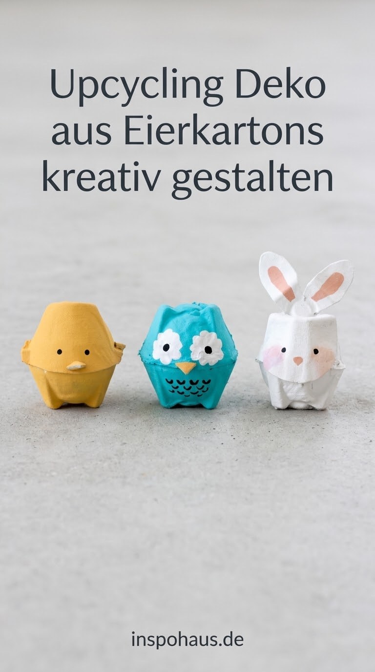 Upcycling Deko aus Eierkartons kreativ gestalten
