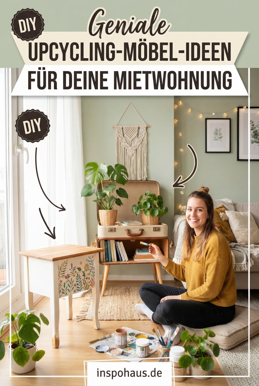 Geniale Upcycling-Möbel-Ideen für deine Mietwohnung