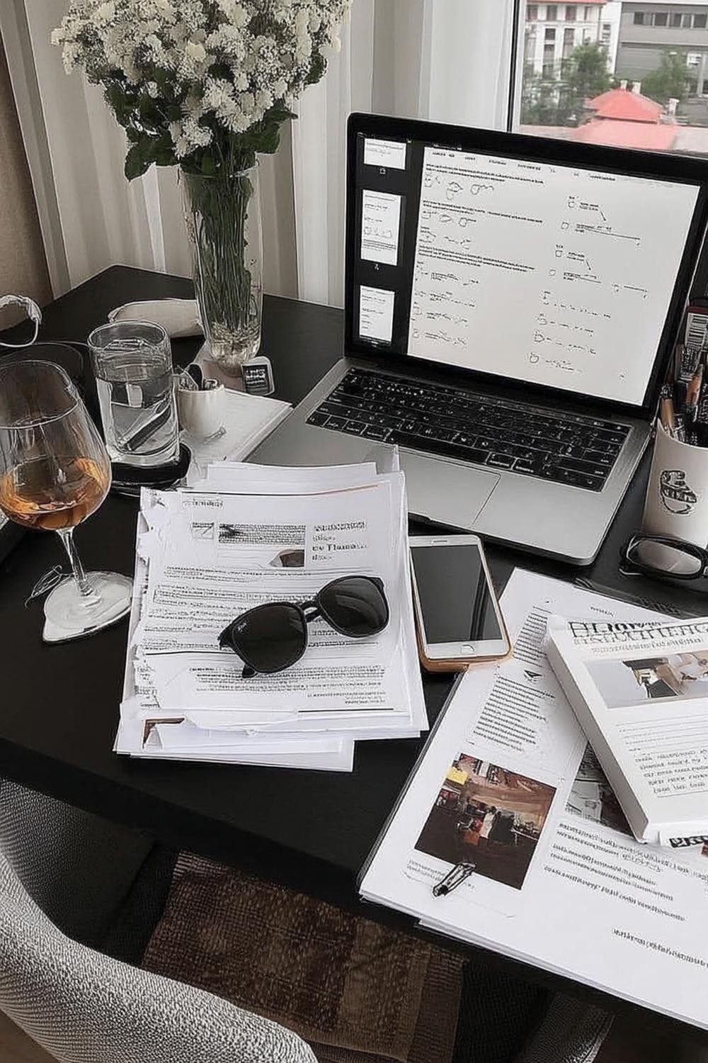 Eleganter Arbeitsplatz