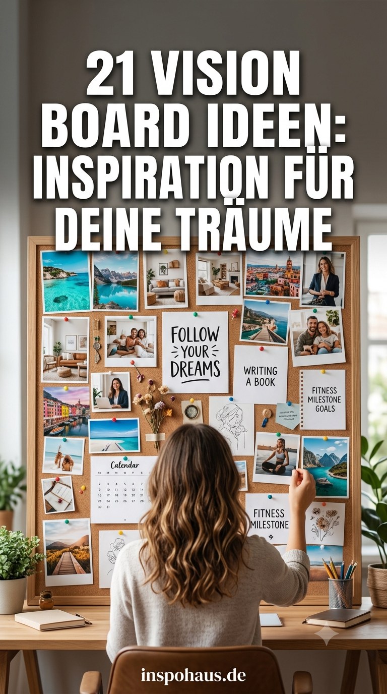 21 Vision Board Ideen: Inspiration für deine Träume