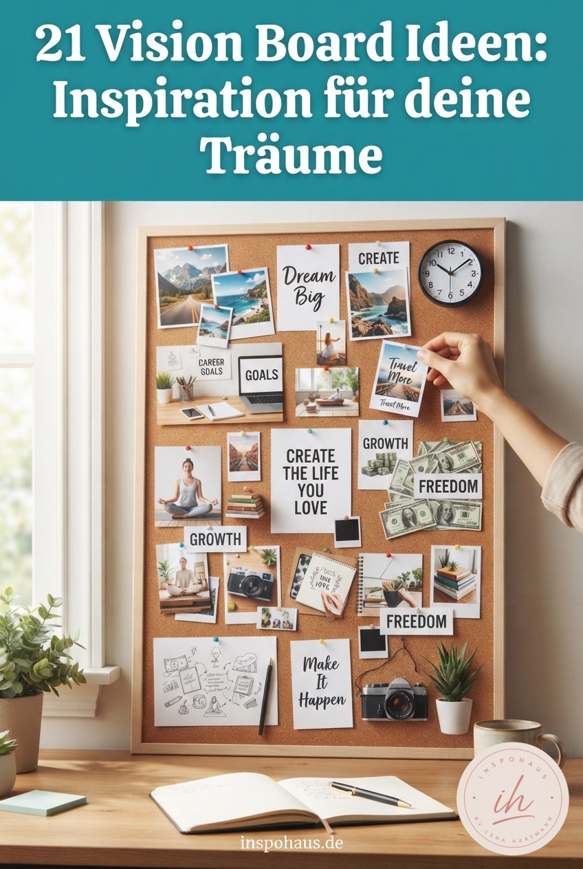 21 Vision Board Ideen: Inspiration für deine Träume