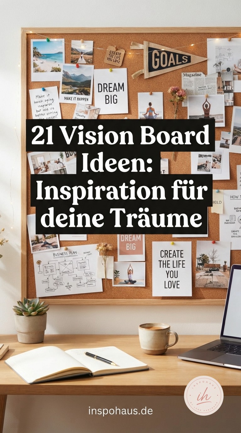 21 Vision Board Ideen: Inspiration für deine Träume