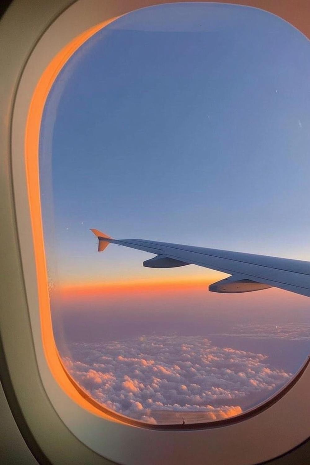 Traumhafter Flugzeugblick