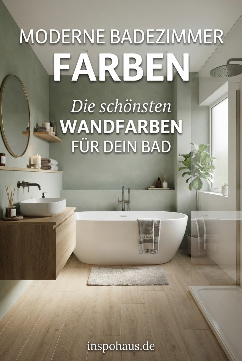 Moderne Badezimmer Farben: Die schönsten Wandfarben für dein Bad