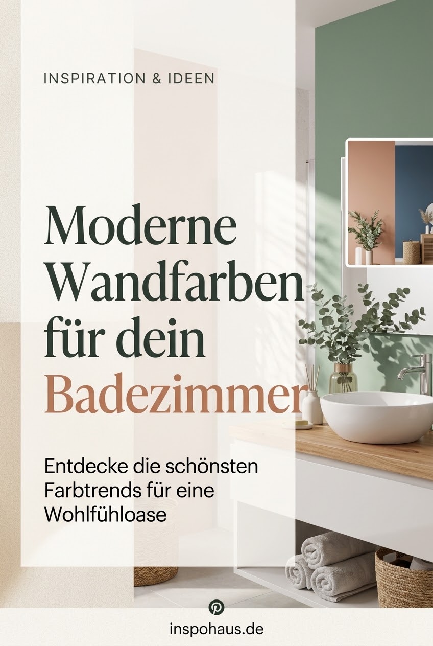 Moderne Wandfarben für dein Badezimmer