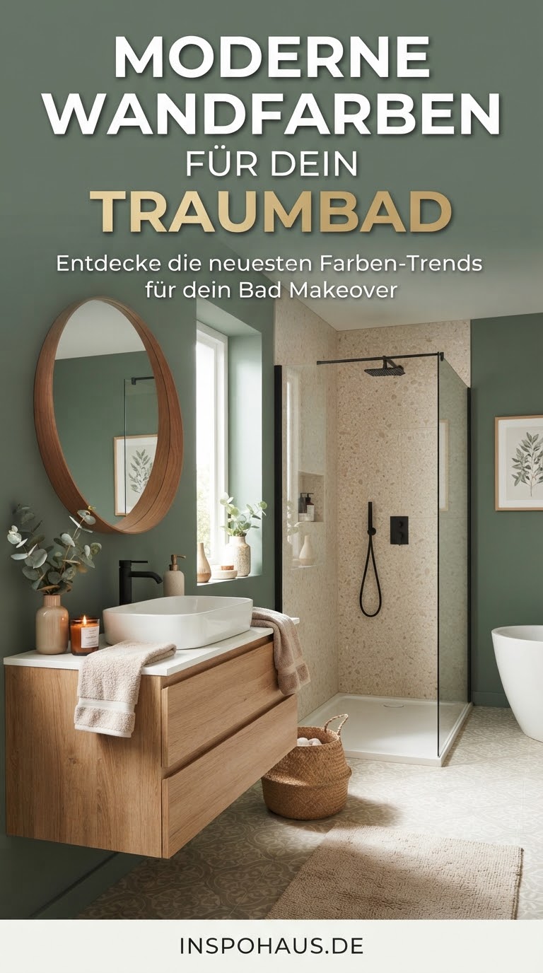 Moderne Wandfarben für dein Traumbad