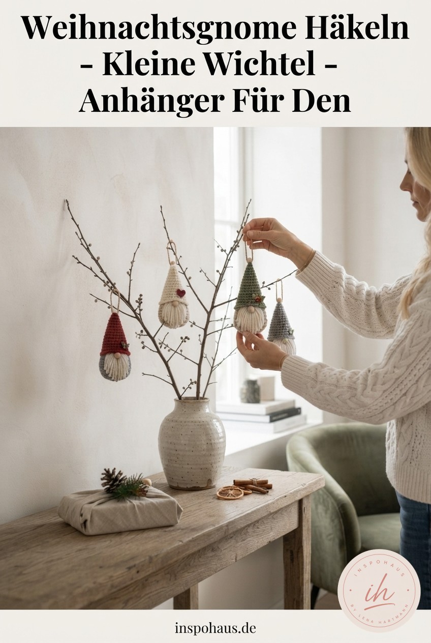 Weihnachtsgnome Häkeln - Kleine Wichtel - Anhänger Für Den