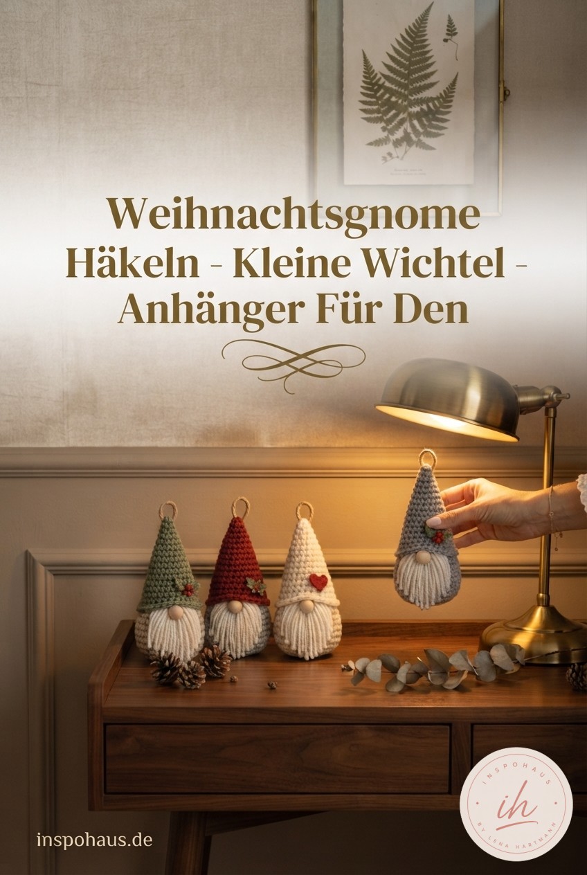 Weihnachtsgnome Häkeln - Kleine Wichtel - Anhänger Für Den