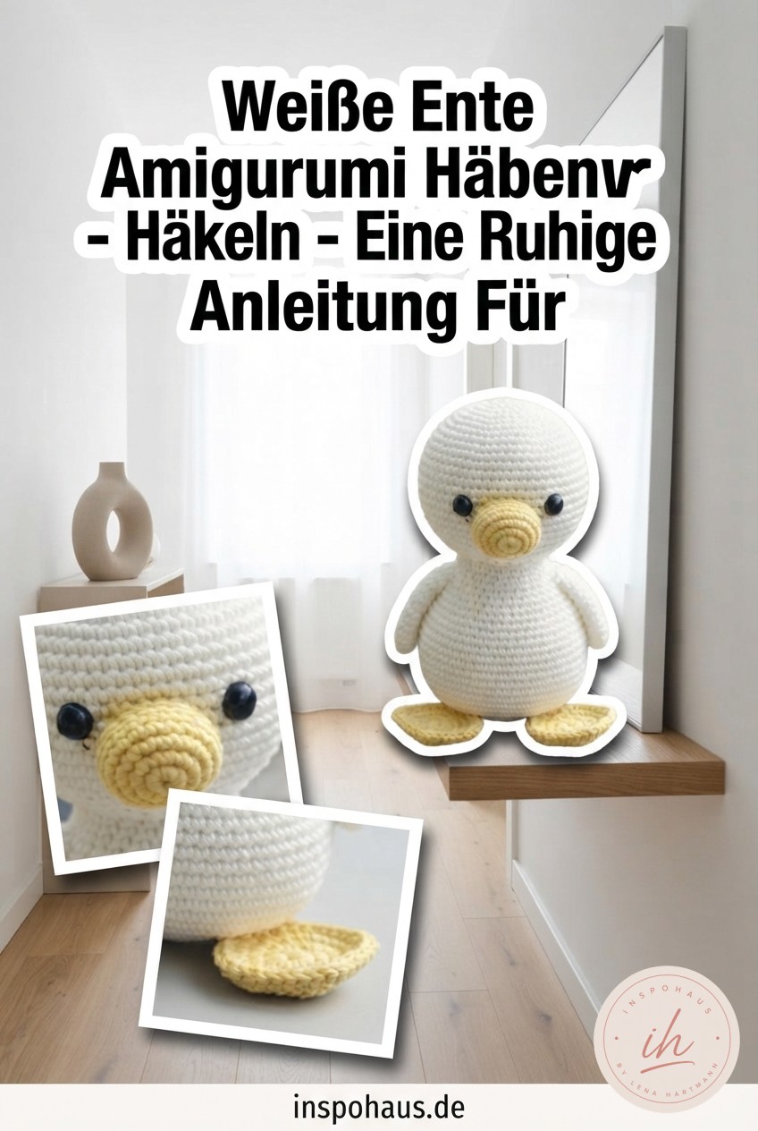 Weiße Ente Amigurumi Häkeln - Eine Ruhige Anleitung Für