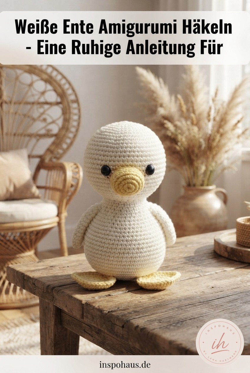 Weiße Ente Amigurumi Häkeln - Eine Ruhige Anleitung Für