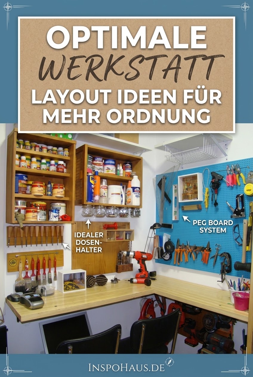 Optimale Werkstatt Layout Ideen für mehr Ordnung