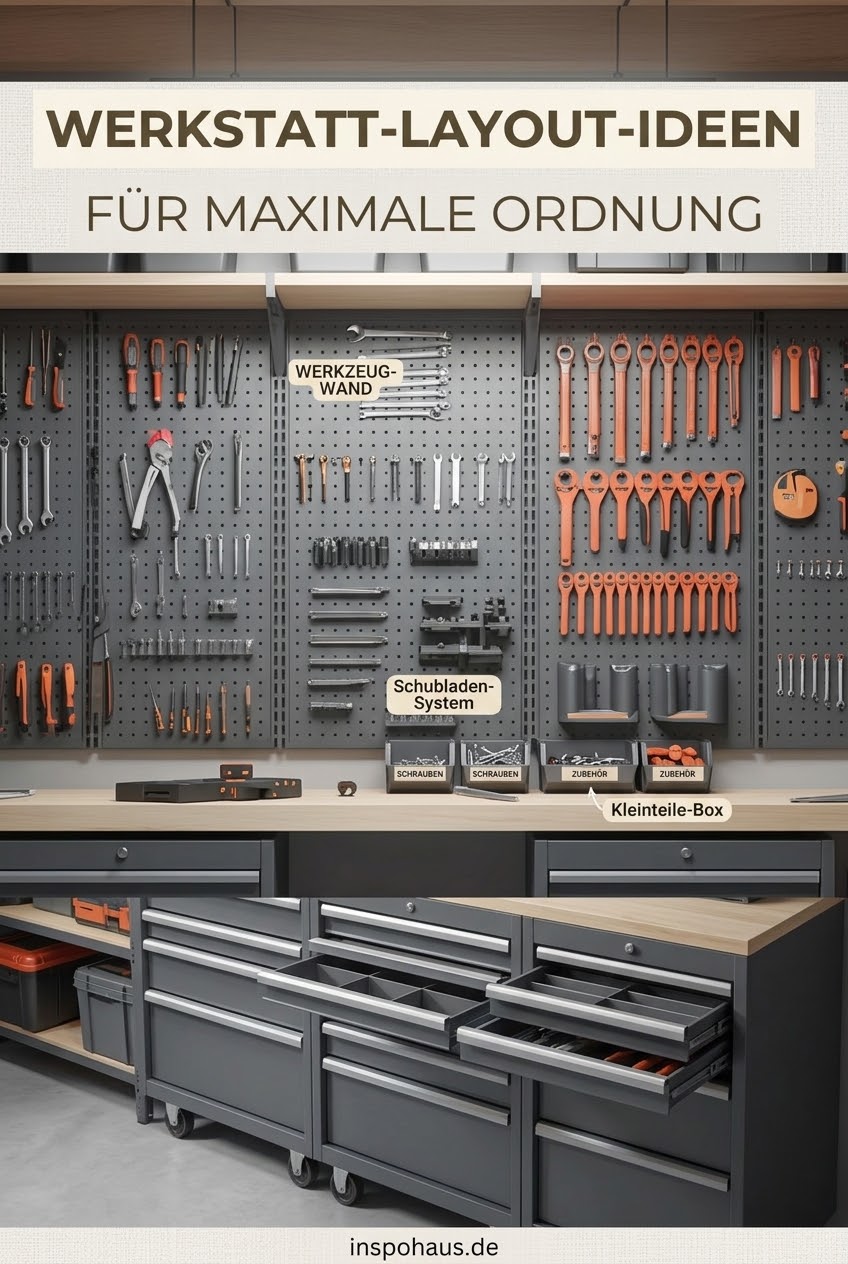 Werkstatt-Layout-Ideen für maximale Ordnung