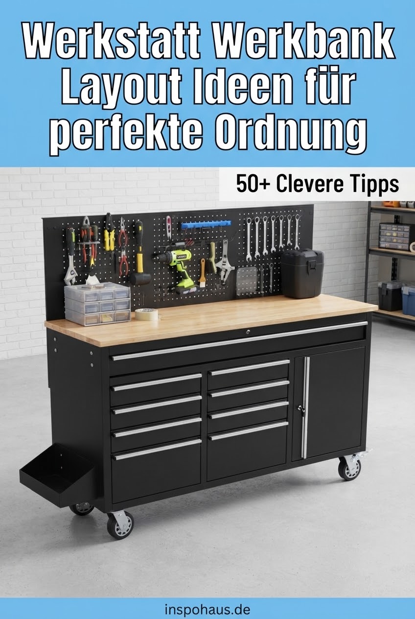 Werkstatt Werkbank Layout Ideen für perfekte Ordnung