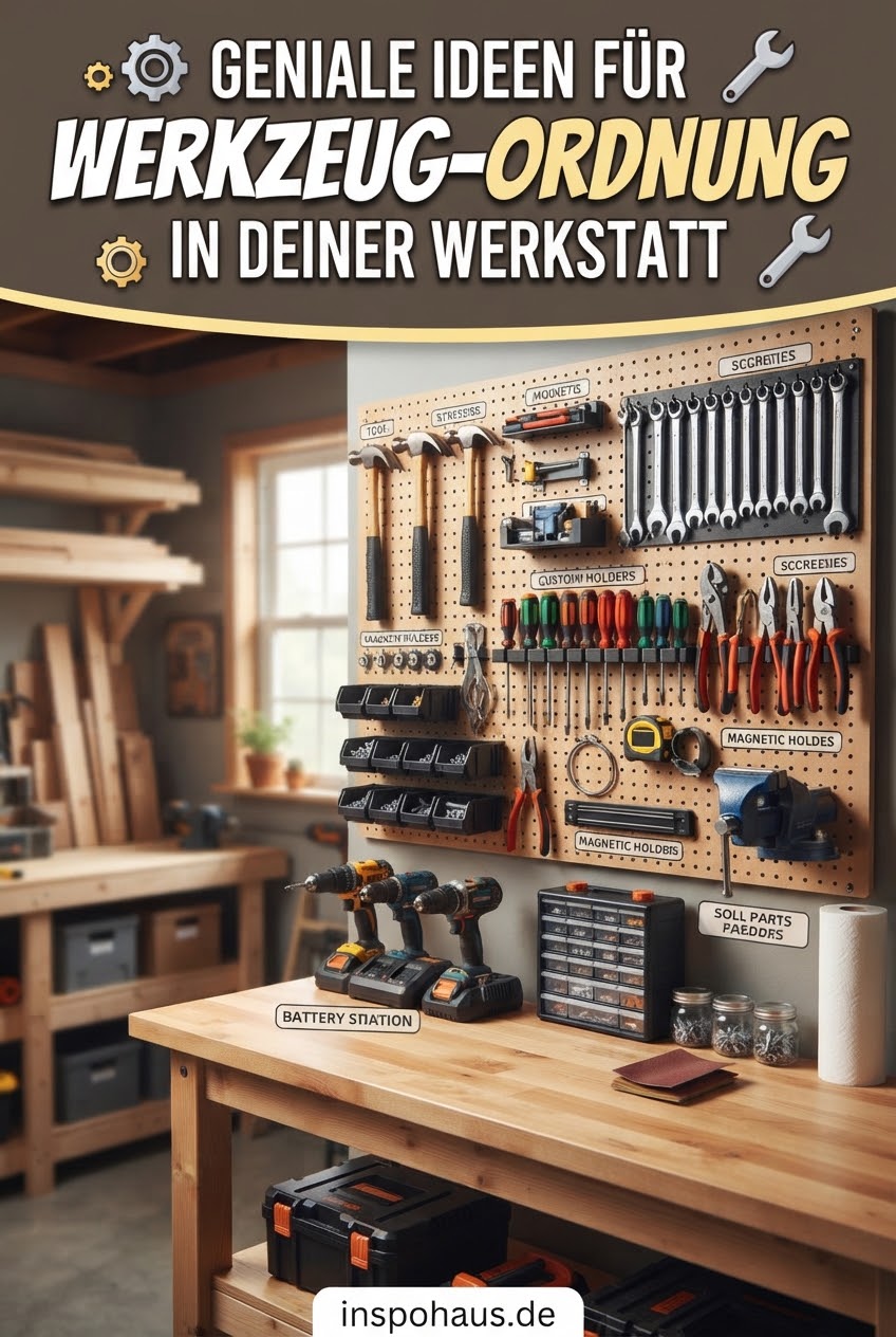 Geniale Ideen für Werkzeug-Ordnung in deiner Werkstatt