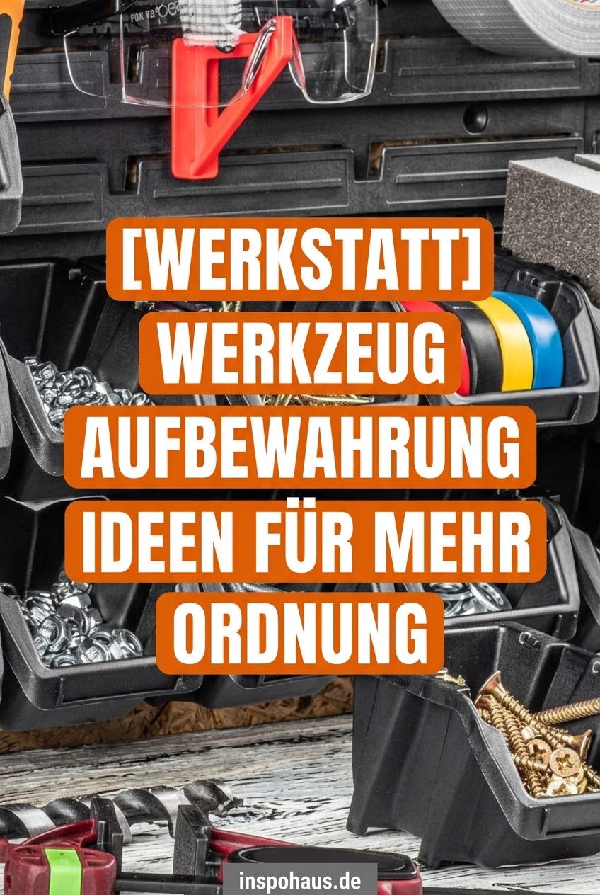 Werkstatt Werkzeug Aufbewahrung Ideen für mehr Ordnung