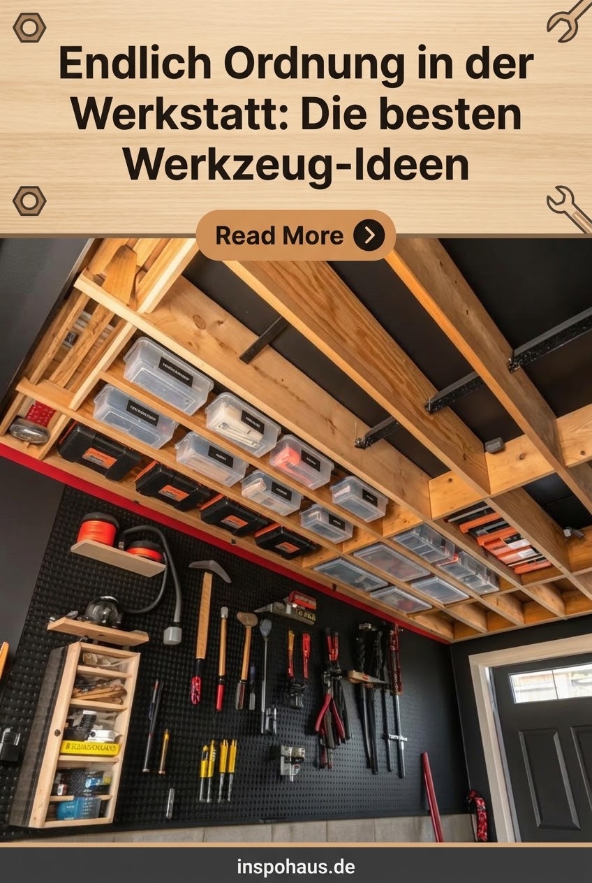 Endlich Ordnung in der Werkstatt: Die besten Werkzeug-Ideen