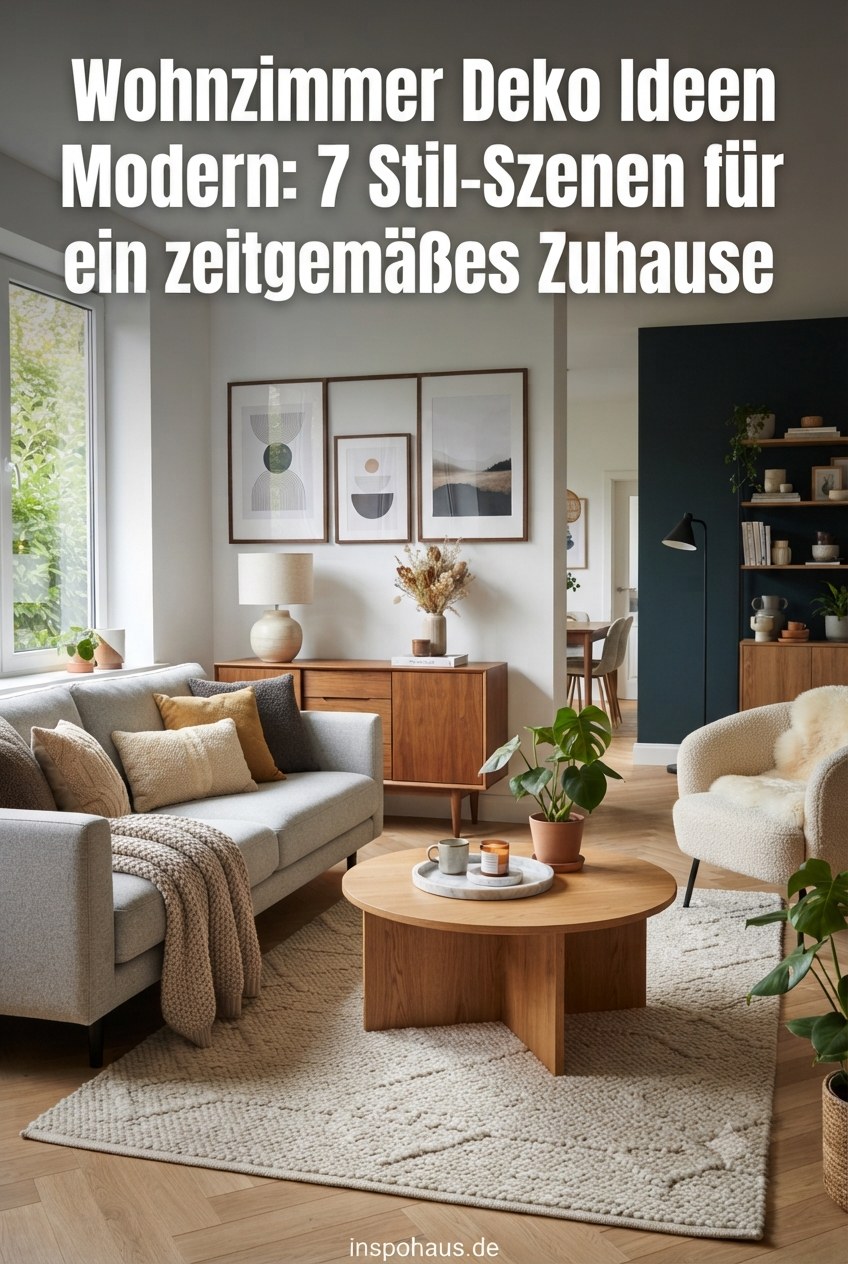 Wohnzimmer Deko Ideen Modern: 7 Stil-Szenen für ein zeitgemäßes Zuhause