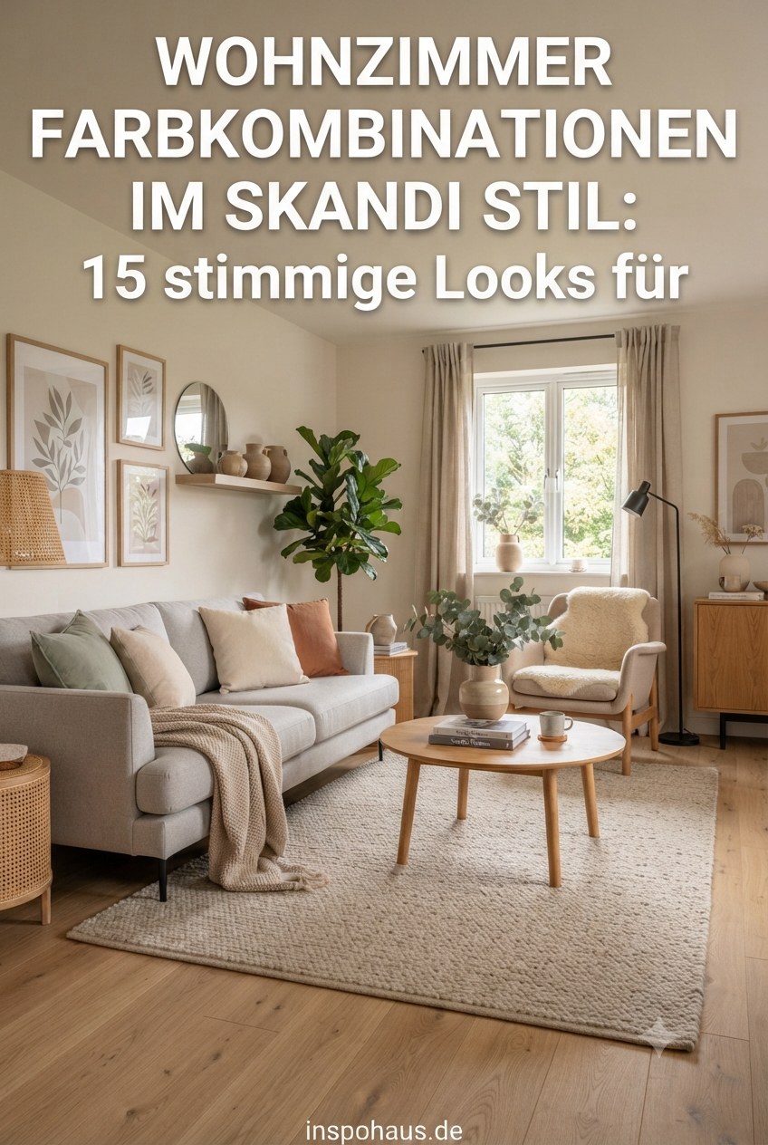 Wohnzimmer Farbkombinationen im Skandi Stil: 15 stimmige Looks für helle, ruhige Räume