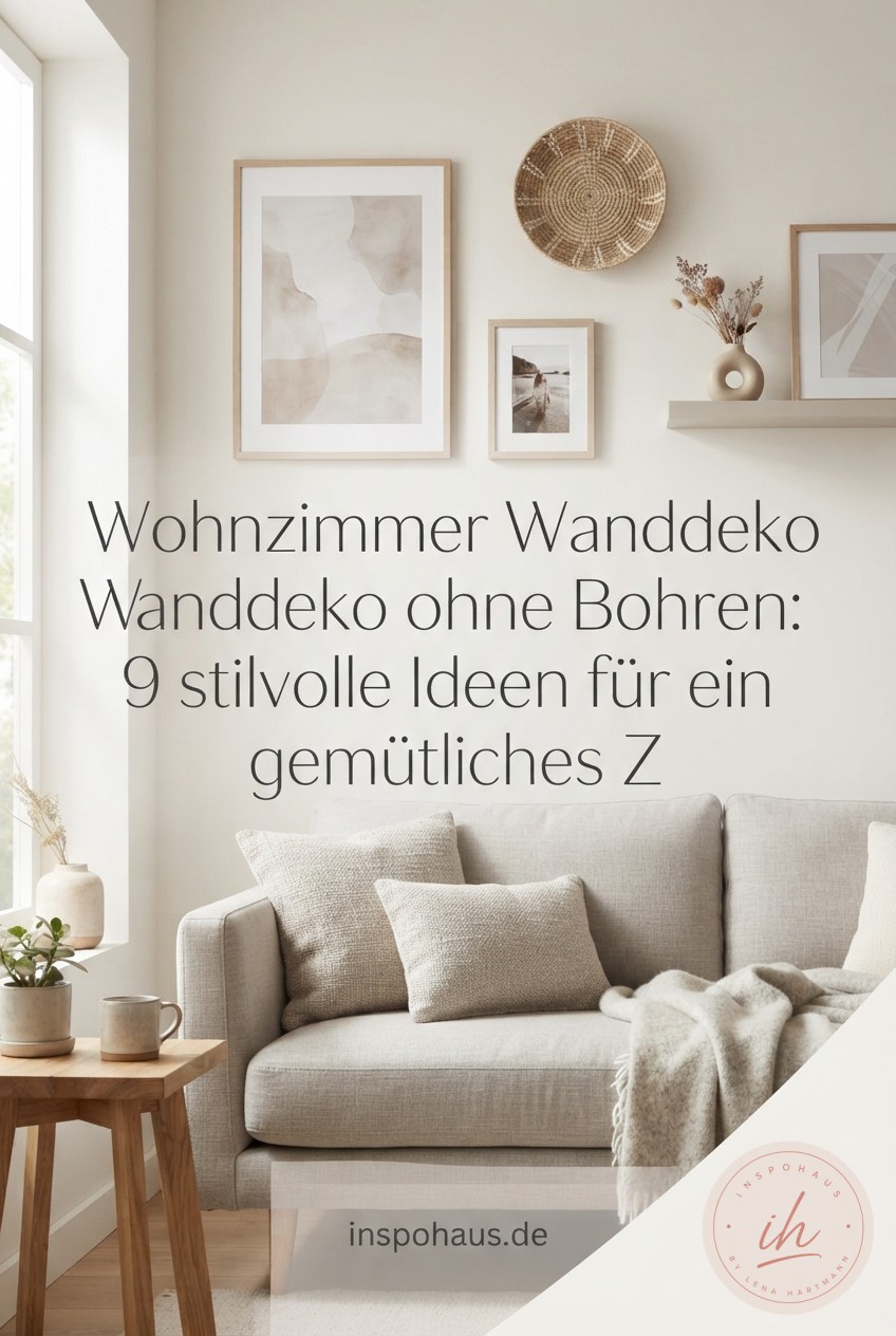 Wohnzimmer Wanddeko ohne Bohren: 9 stilvolle Ideen für ein gemütliches Zuhause