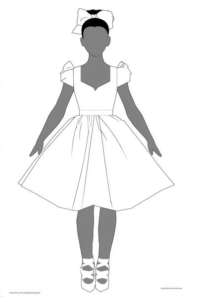 16. Schwarzweiß-Editorial mit klaren Konturen als for paper doll printable templates no color ideas