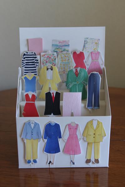 22. Ordnungssystem für Paper Dolls Book Free Printable mit Umschlagtasche und Teile-Legende